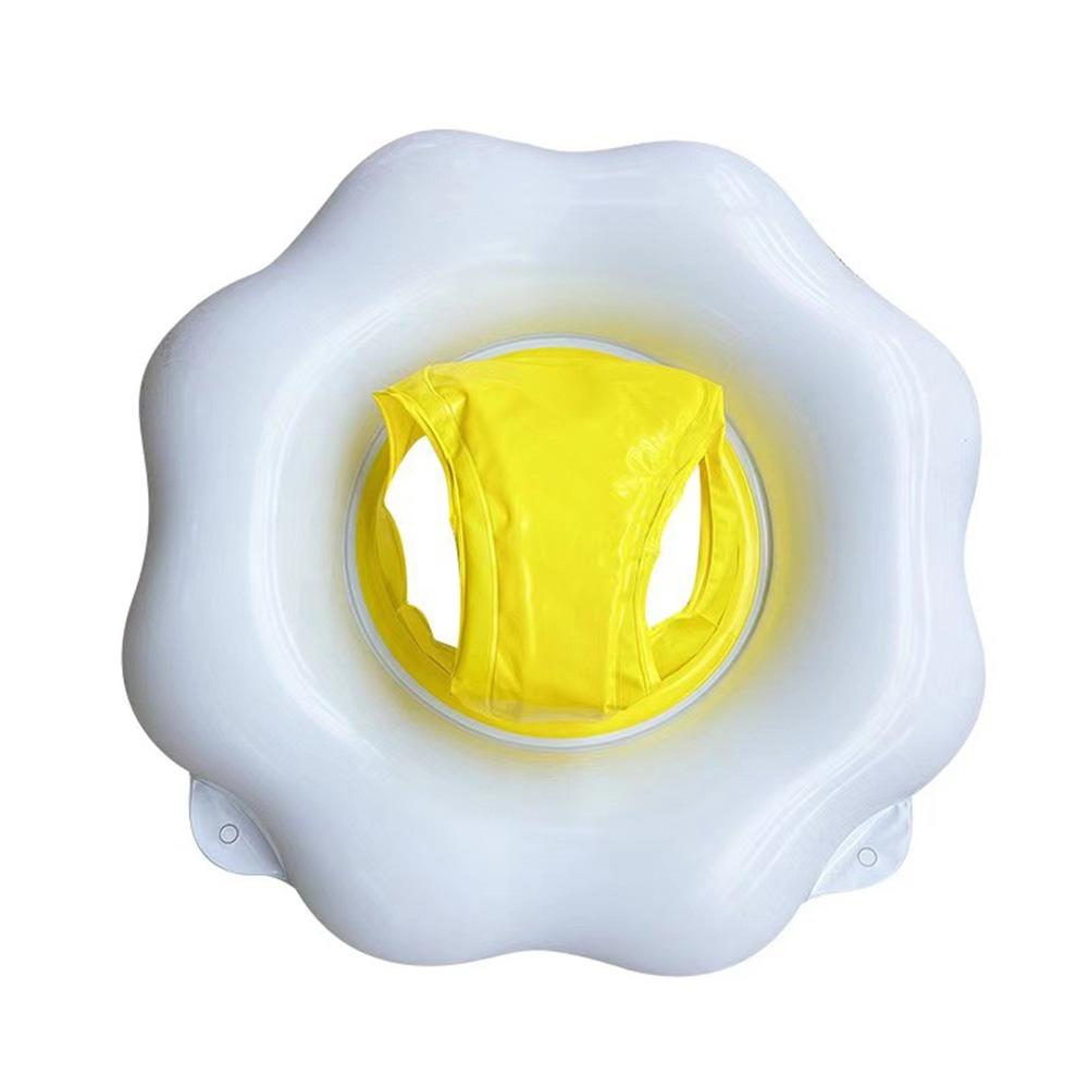 Thickened Sequin Flower Swimming  Seat Swim Ring For  Child Beginners