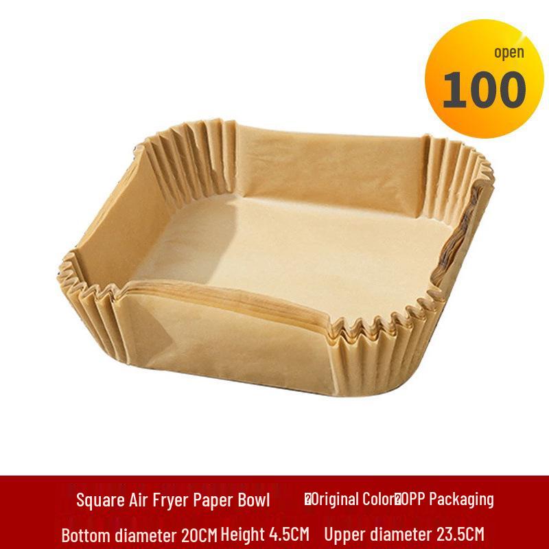 Bestseller Rechteckige Heißluftfritteusen-Papierauskleidungen, Kompatibel mit Ninja Heißluftfritteusen