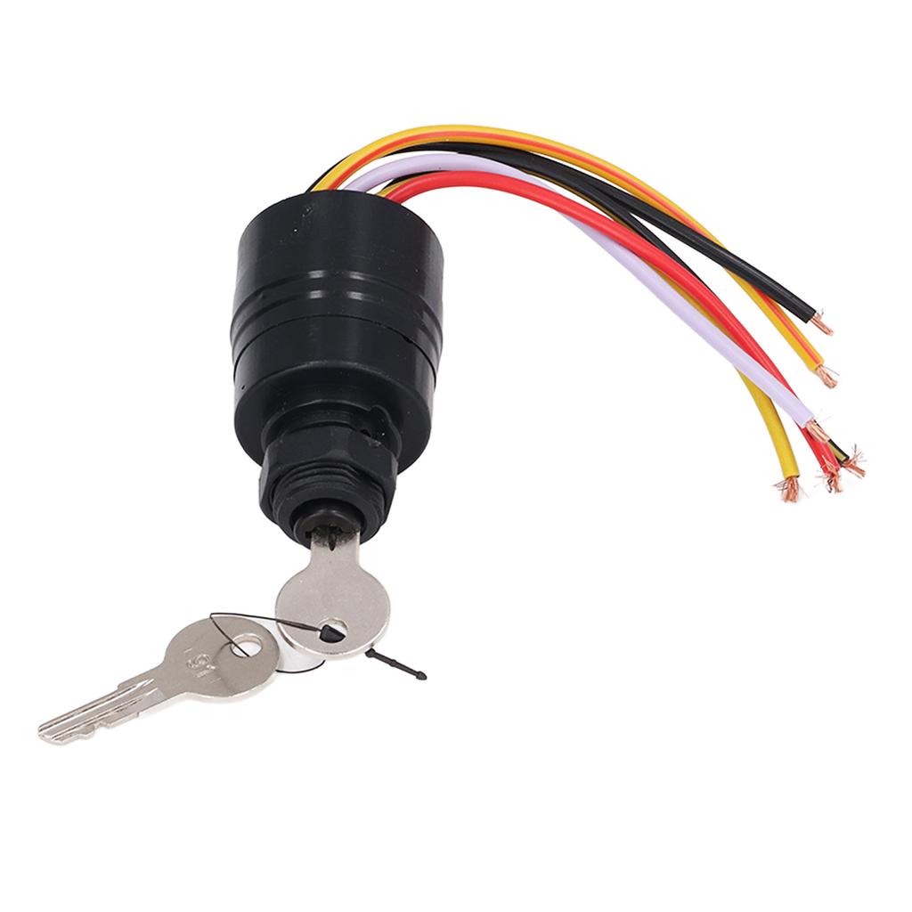 Boat Engine Ignition Switch with 2 Keys MP41070 2 6 Wires Strong Conductivity Replacement for Mariner Outboard Motor