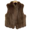 Winter new imitation fox hair short vest women's fashion thin warm vest environmentally friendly plush sleeveless jacket