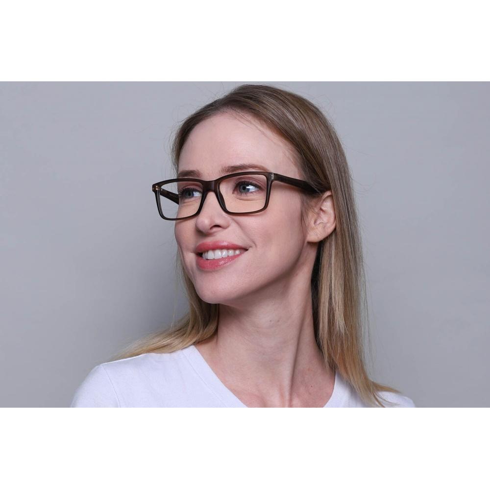 Full Rim Square Grey Smartbuy Collection Polly Cp162a Fashion Unisex Eyeglasses