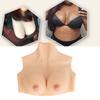 Wearable Artificial Boobs Tank Top Type Simulated Silicone Boobs Forms for Cosplay European White Co