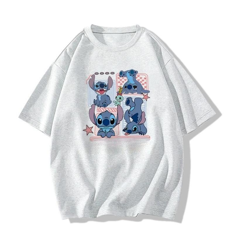 2025 New Essential Cotton Unisex T-Shirt Fashion Printing Soft Breathable Crew Neck Fashion Men's and Women's T-Shirts One Piece