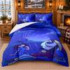 Conjunto de Roupa de Cama Padrão O Incrível Circo Digital 3 Peças Lençol e Fronhas Para Quarto de Interior