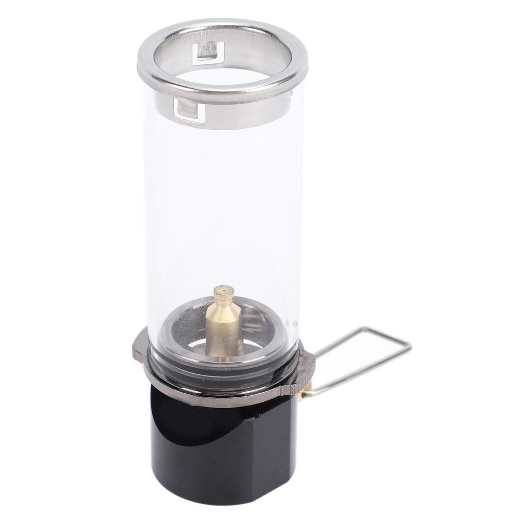 Camping Gas Lantern Aluminum Alloy Brass Glass Outdoor Gas Tent Lamp Vintage Gas Candle Lamp for