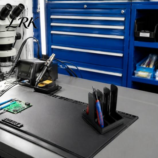 Workbench Tool Holder 3D Printed Gridfinity Pliers Storage Organizer, Vertical 3/6 Slot Plier Rack, Diagonal Desktop Tray for Needle Nose Pliers,