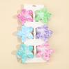 Frangipani Flower Hair Clip for Women, Colorful Beach Accessory, Updo Shark Hairpin, In Stock