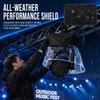 Copertura Pioggia Mobile Ignifuga Portatile Antipolvere Protettiva per Luci da Palco Impermeabile LED Par Copertura Pioggia Concerto