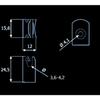 Tension wire grommet + SCREW 20 PCS GREEN