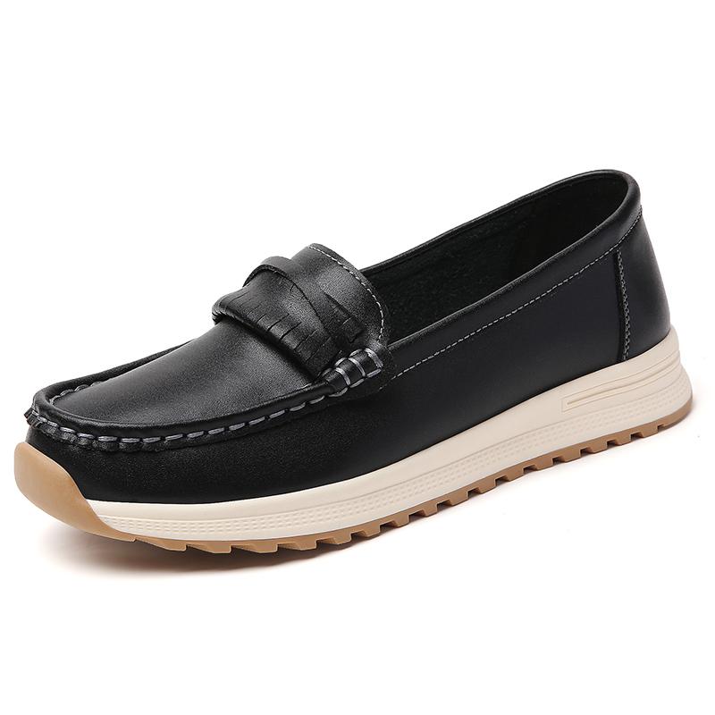 

Новые легкие сандалии, балетки, повседневные и модные лоферы, обувь из 100% натуральной кожи для дам на весну и лето 36