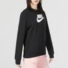 Nike Sport Casual Crew Neck Sweatshirt Women Tops Black DQ5833-010