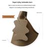 2025 High-End Genuine Leather Women's Shopping Basket Bag with Double-Sided Texture and Leather Tag.