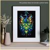 4 Pcs/Set A4 Diy Scratch Painting Sea World Butterfly Peacock Whale Noctilucent Scratch Painting Drawing Artistic Work Set