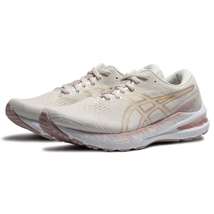 Asics GT-2000 10 Lightweight Low-Top Running Shoes Women Sneaker White Pink 1012B266-100
