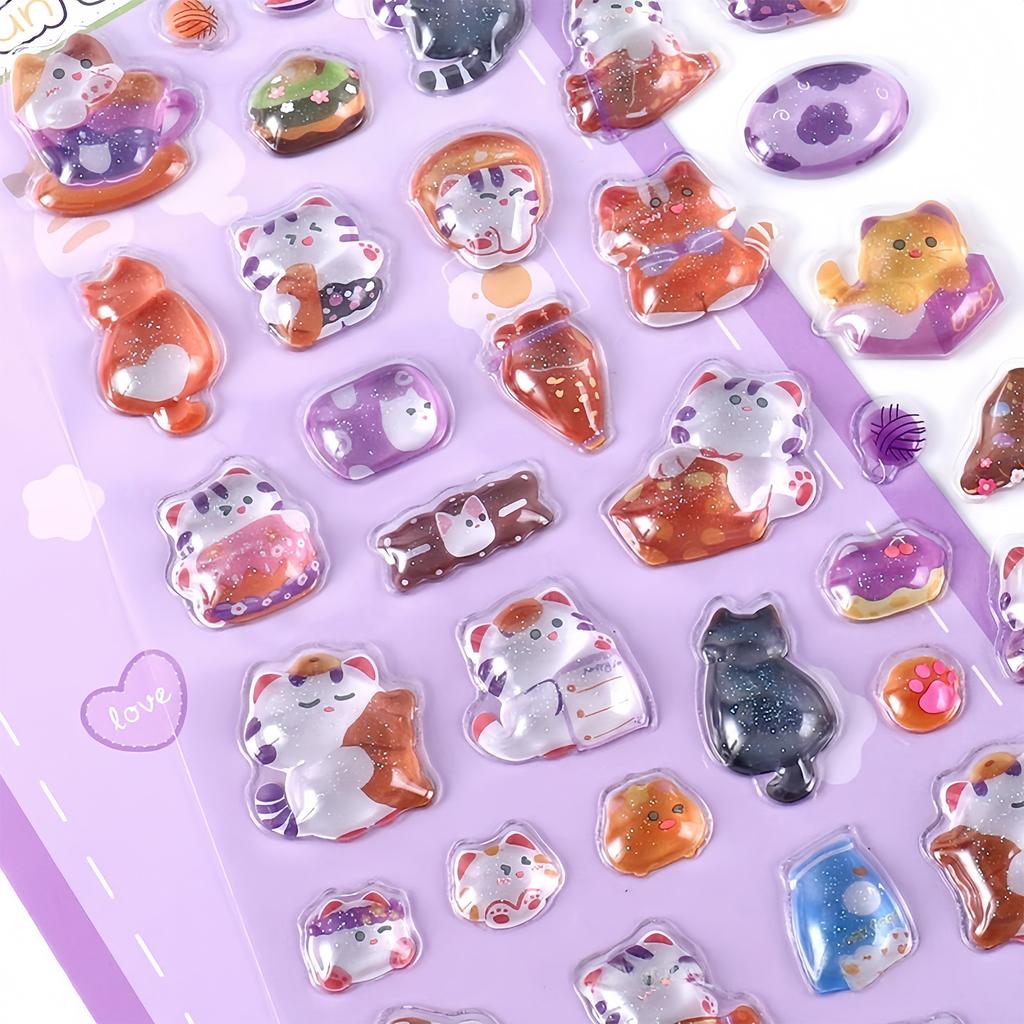 Cartoon Animal Sticker for Kid Craft Scrapbooking Journal Planner Phone Case Children Motivational Sticker for Rewarding