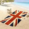 Großes Strandtuch mit Union Jack Flagge des Vereinigten Königreichs, Schnelltrocknende Mikrofaser, Weich und Langlebig, für Strand Pool Reisen