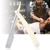 Barber   Straight   Hair Clipper Salon Folding Blade   with Blade Black