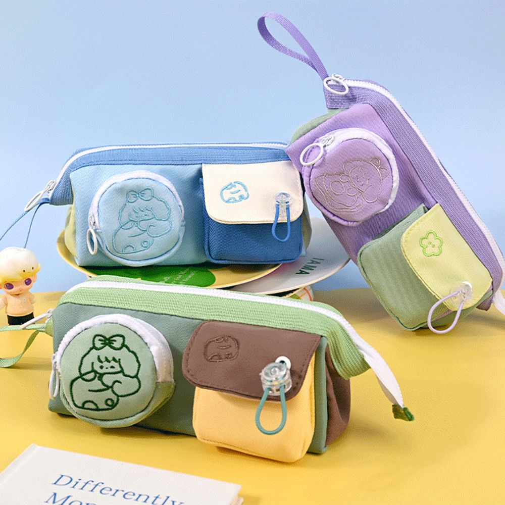 Cute Pencil Case Cartoon Stationery Bag Durable Pencil Bag  Elementary School Students