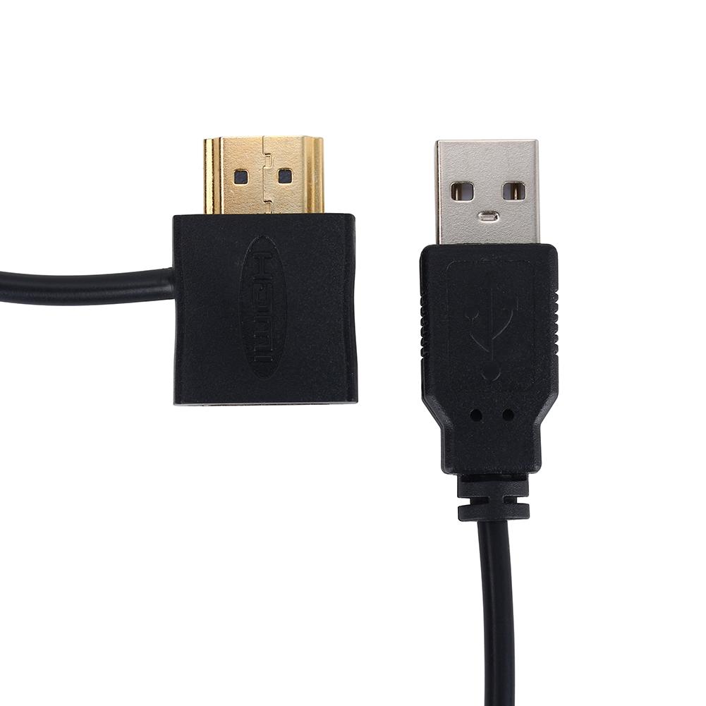 

HDMI Male To HDMI Female Adapter Connector 50cm USB 2.0 Charger Power Supply Cable HDMI cable белый