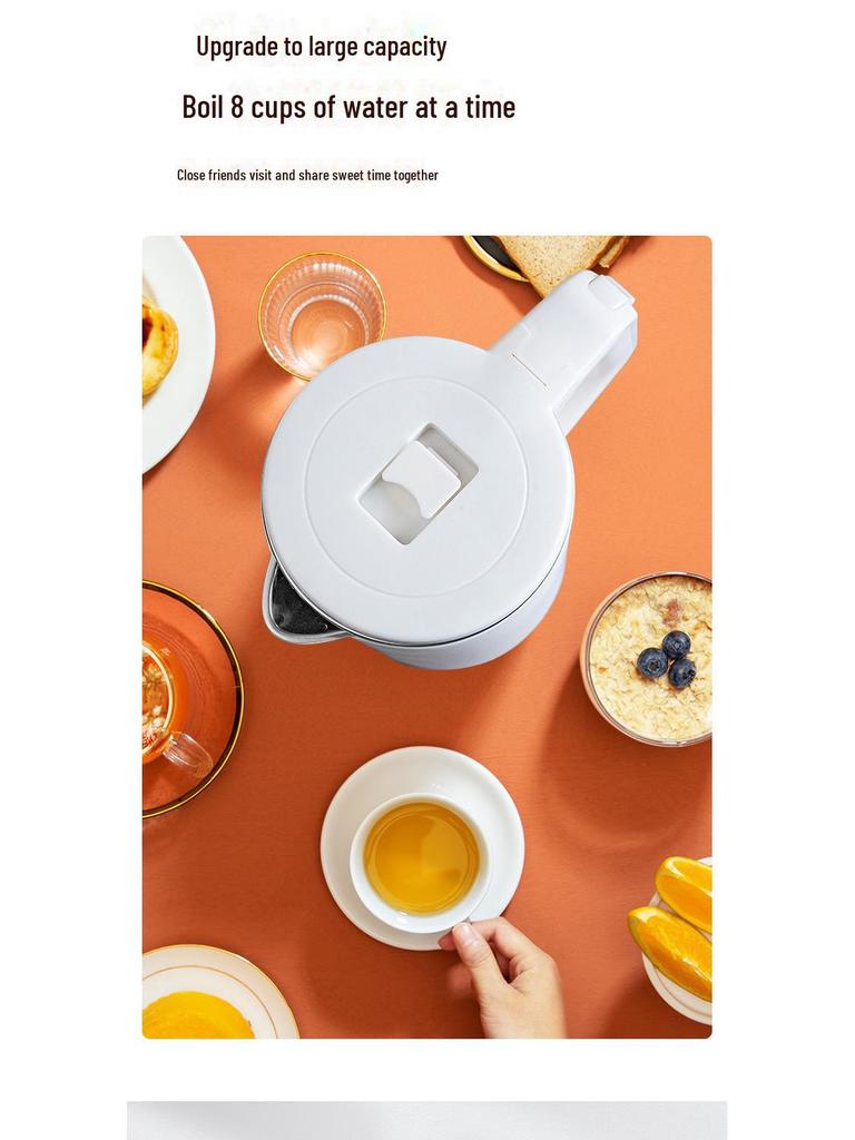 Originaler 2,5-Liter-Wasserkocher mit Wärmespeicherung, Verbrühungsschutz und Trockenbrandschutz.