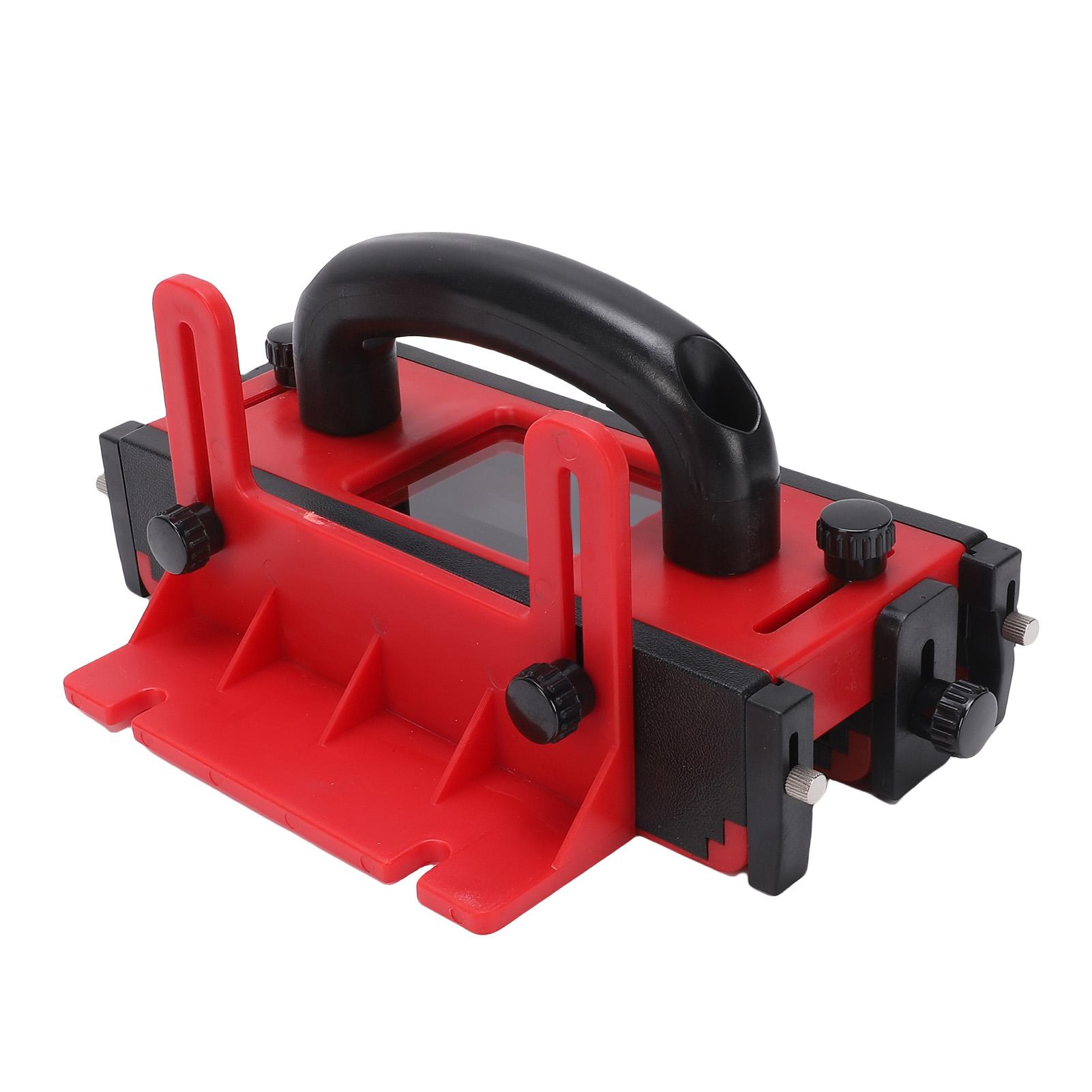 

Router Table Push Block with 4 Non Slip Strips Transparent Window Safe Cutting Woodworking Push Block for Band Saw