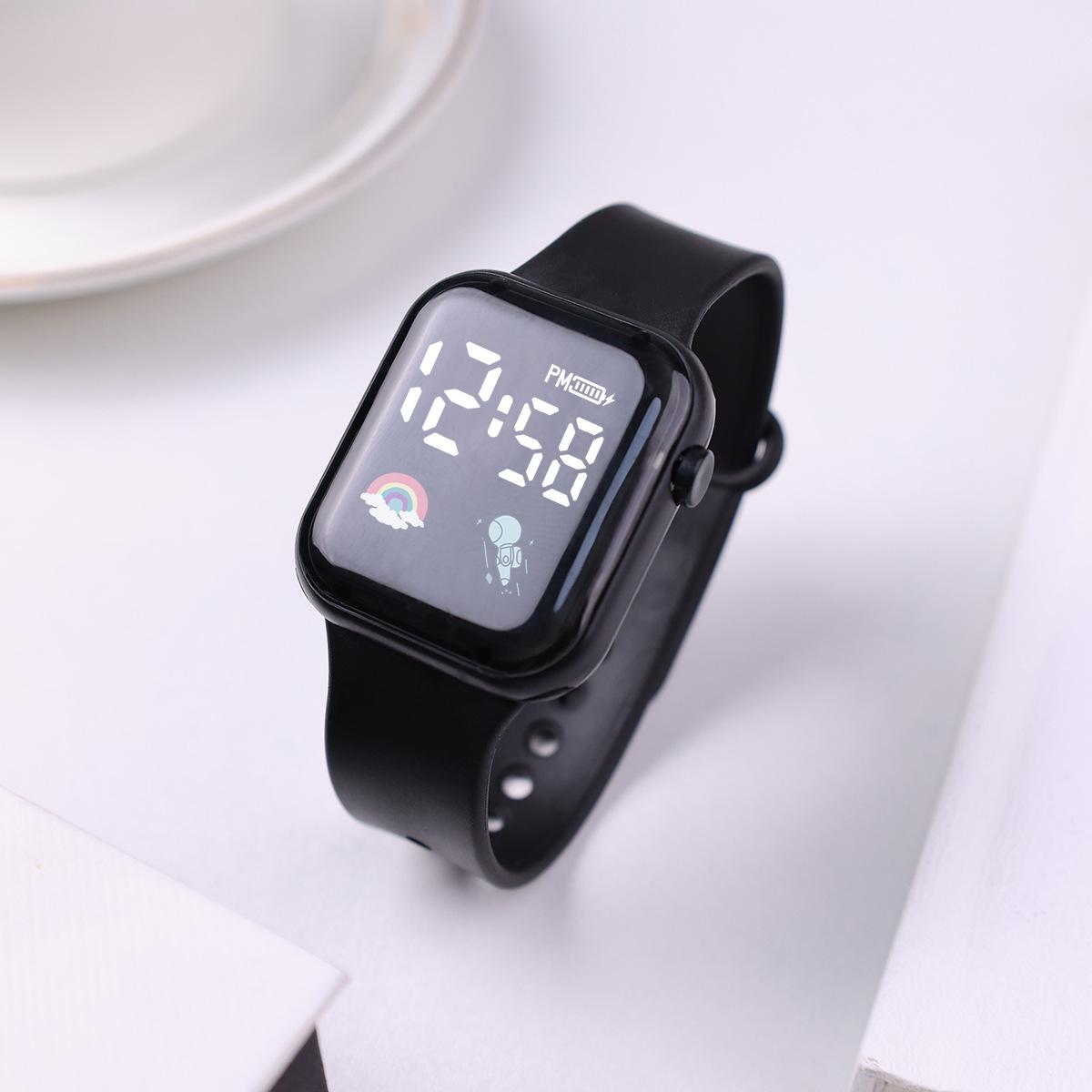 

Y1 Astronaut LED Waterproof Digital Sports Watch - Square Design for Students