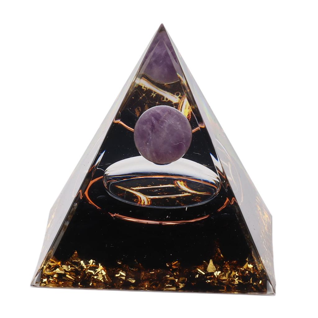 5cm Orgonite Pyramid for Positive Energy Healing Crystal Pyramid Meditation Orgonite Pyramids