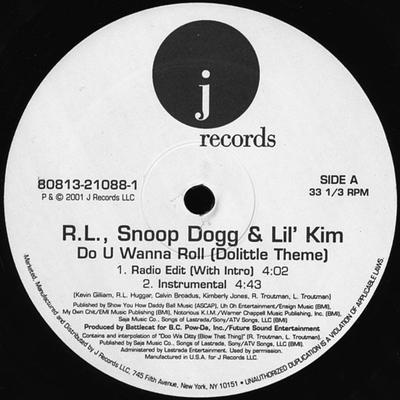 12-Zoll Schallplatte RL & SNOOP DOGG & LIL' KIM - Do U Wanna Roll (Dolittle-Thema) 80813210881 J Records 2001 US Rap & Hip-Hop/R&B Gebraucht