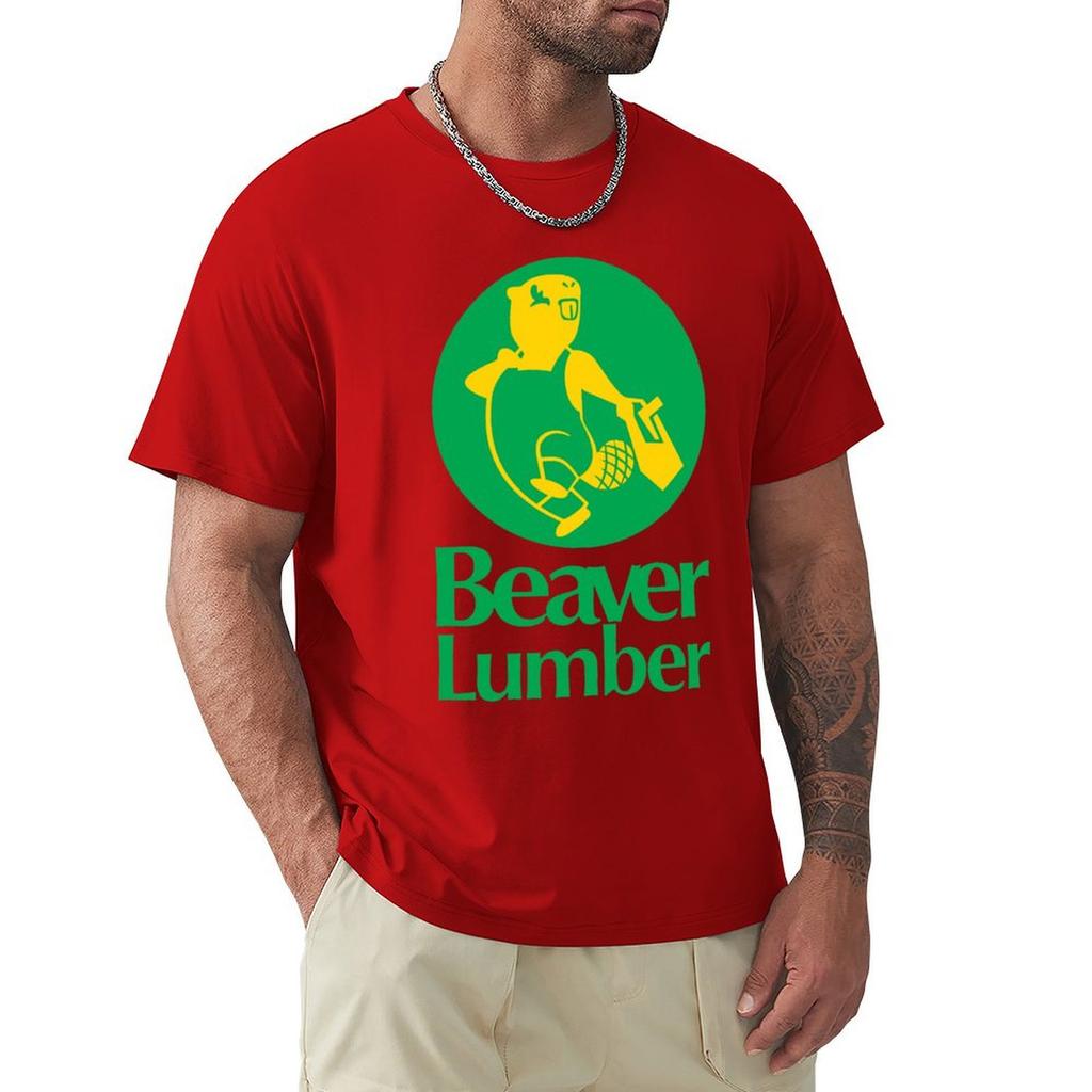 Beaver Lumber T-Shirt Oversized Oversizeds Shirts Graphic Vintage Anime Shirt Oversized T Shirt Men
