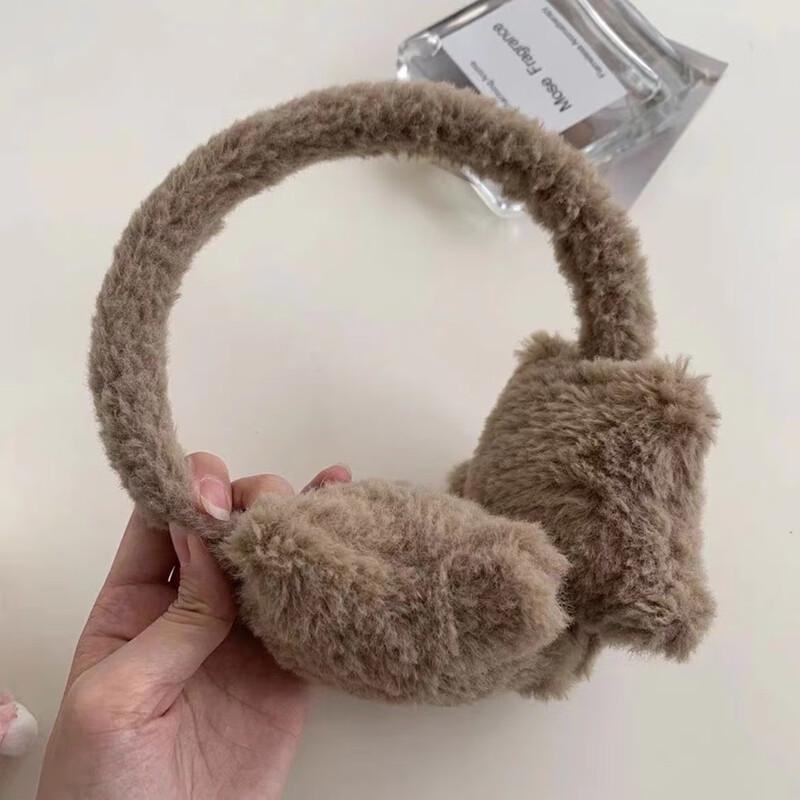 Милые зимние наушники-грелки со звездами One Size