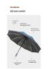 Red Leaf Automatic Folding Sun/Rain Umbrella - Reinforced Windproof Ribs, Black Glue Sun Protection, Double Large Coverage.