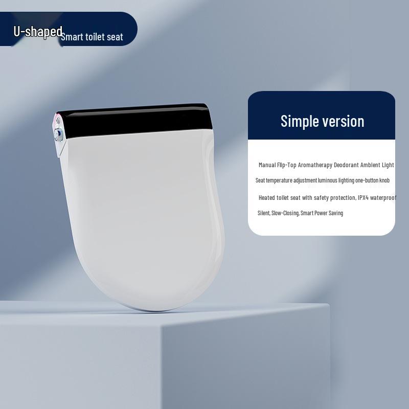 Smart Automatic UV Heated Toilet Seat Cover with Instant Heating & Temperature Control for Home Use