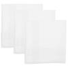 3Pcs Men Handkerchiefs Cotton Bandana Daily Use Comfortable Accessory For Important Parties