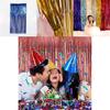 Sparkling Glitter Foil Tinsel Rain Curtains For Stunning Party Backdrops