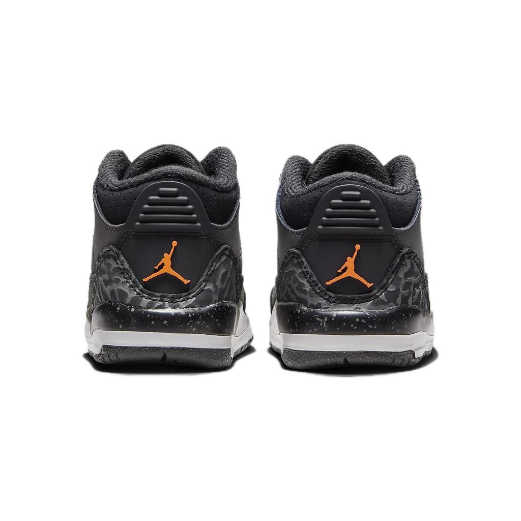Air Jordan 3 Retro TD Fear 2023 Baby Sneakers Grey Night-Stadium Total-Orange DM0968-080
