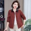 2026 Stylish Women's Lapel Jacket - Fashionable Slimming Shirt for Middle-Aged Moms