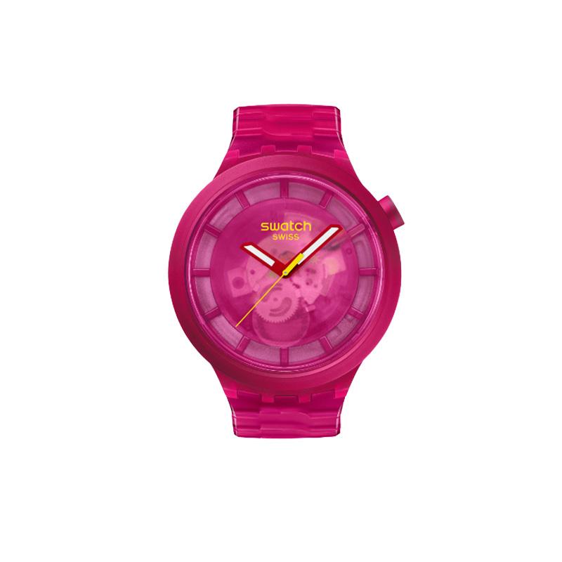 SWATCH Men 47mm Pink Watch SB05P102 SB05P102 Pink