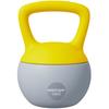 Kettlebell Dumbbell, 10 Kg, Non-Slip Handle, Grey and Yellow