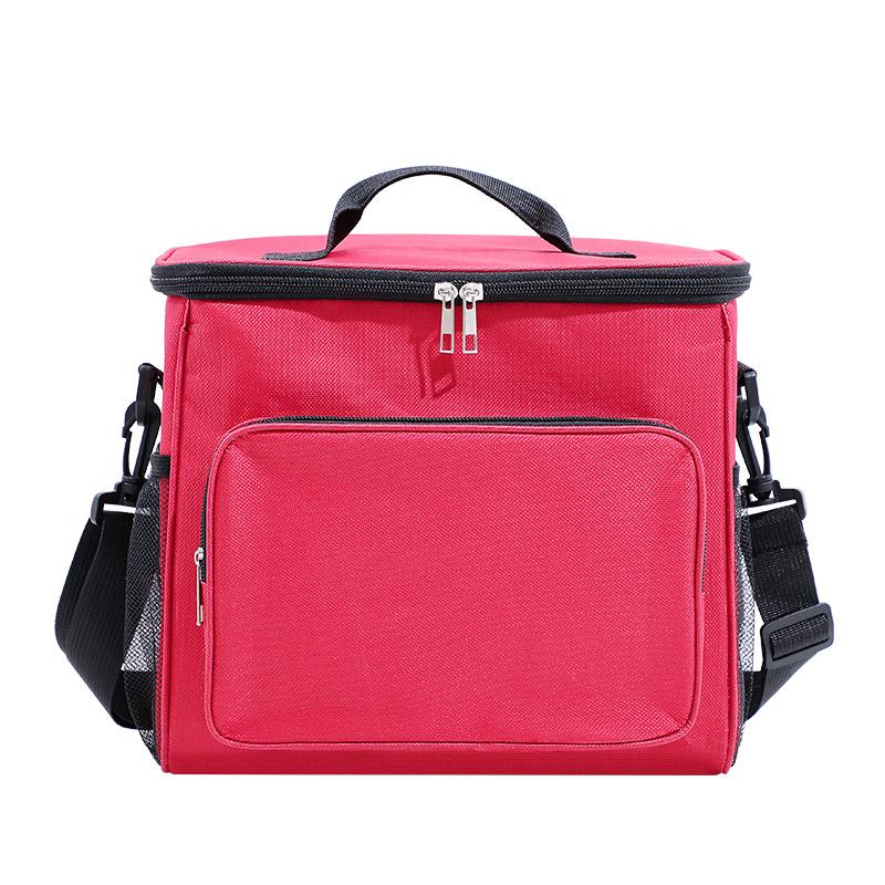 Outdoor Camping Lunch Bag Large Capacity Portable Picnic Bag Ice Pack Food Thermal Box Durable Waterproof  Adjustable Shoulder Strap Insulated Case
