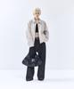 Ironyporno Whiteline 86-Iro347 Pocket Layered Leather Jacket Ivory