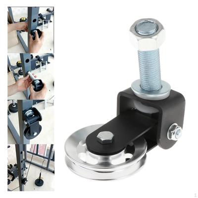 Gym Trissa Block DIY Fitness Tillbehör Delar Smidig Glidning Rotation Vridbar Fast Hjul för