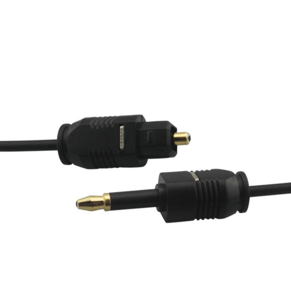 Sale New Useful Optical 1M/3FT 3.5mm Digital Wire SPDIF Audio Cable