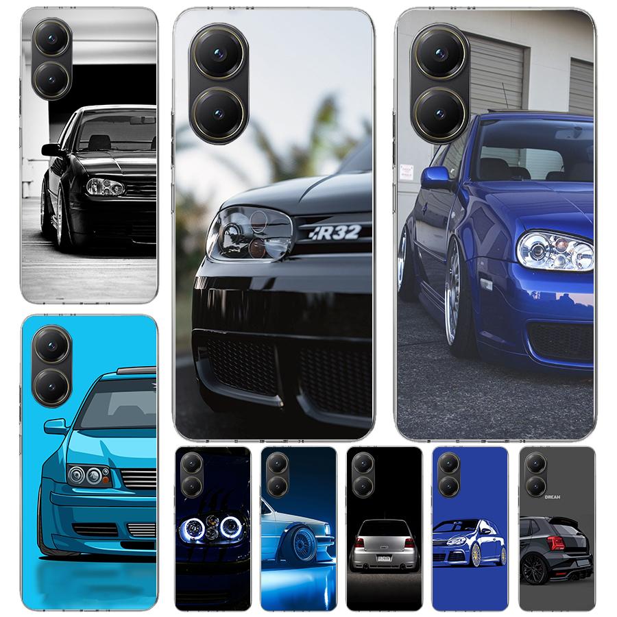 Cool MK4 MK5 Golf Car Soft Phone Case For Xiaomi Redmi 15C 15 13C 13 Poco X5 X6 X7 F7 Ultra M7 12C 12 10 10C 9C 9A 9T 9 Fundas P