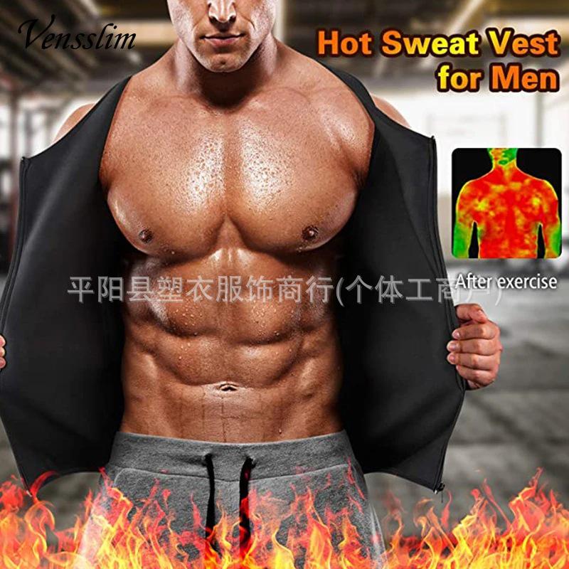 Pánský tvarovací vestový korzet s dvojitým pasem ve velkých velikostech - Sportovní fitness kontrola břicha