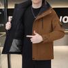 Men's 2025 Stylish Hooded Down Jacket: Warm, Handsome, and High-Quality for Autumn/Winter