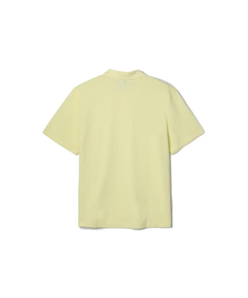 NOTIG Cotton Blend Aerocool Pique T-Shirt Yellow_Oks2T1Ts101Y1