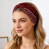 Fasce Larghe Boho Intrecciate da Donna, Turbante Spesso Morbido per Allenamento e Uso Quotidiano