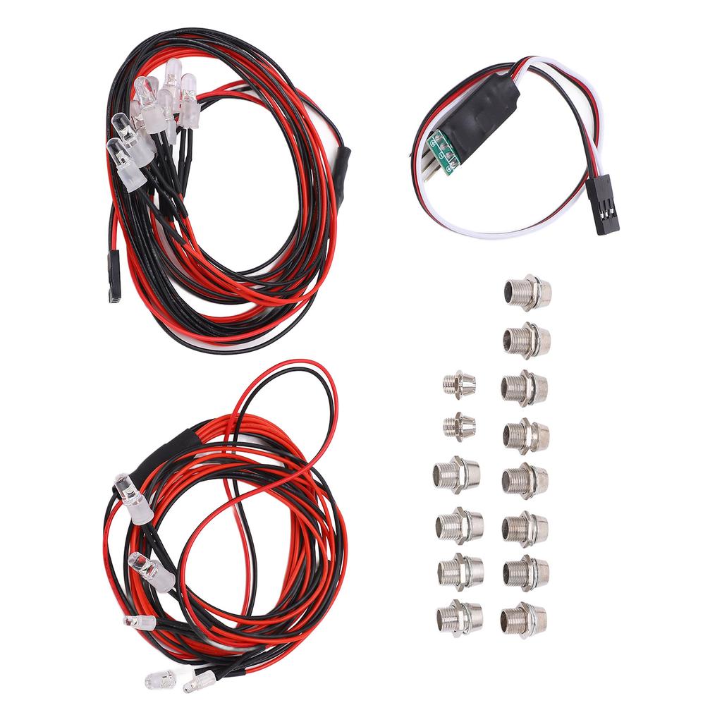 RC Car Flashing Light Lamp System with 6 Lamps 8 Lamps Durable RC Car LED Light Kit