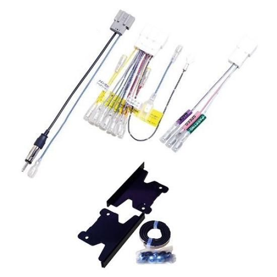 

NAVC Wiring Kit for Nissan and Mitsubishi DAYZ EK Wagons Vehicle Speed Sensor Connector and Antenna NBC-518ST 20-Piece (Includes Adapter) чёрный