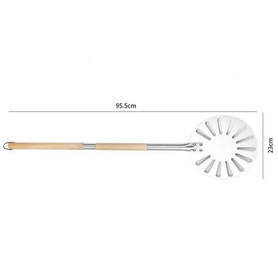 58 56 66 Cm Aluminum Pizza Peel Shovel with Wooden Handle Cake Shovel Baking Tools Cheese Cutter Peels Lifter Tool Pizza Shovel